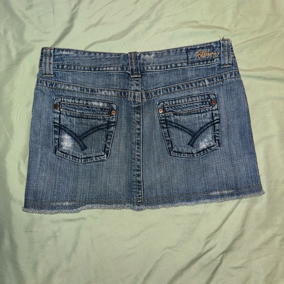 Billabong Blue Denim Mini Skirt - Picture 2 of 3